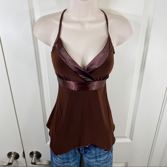 ❗️SOLD❗️Vintage 90s Y2K Low Cut Asymmetrical Top - Picture 16 of 16